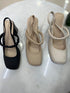 Retro Elegant Marry Jane Sling Block Heels